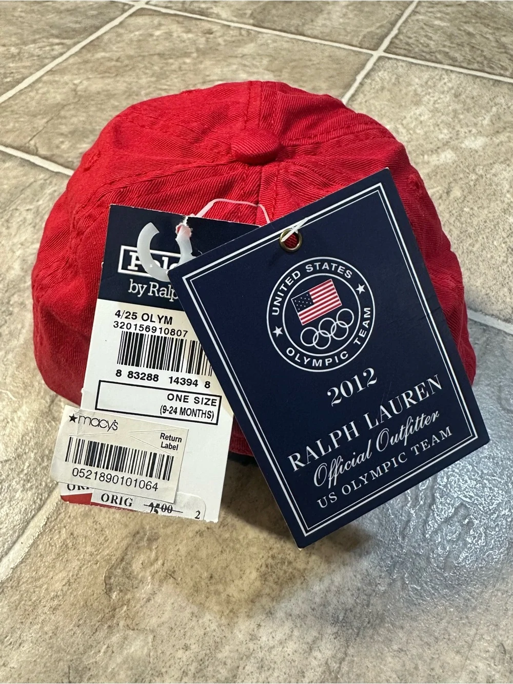 NWT Baby Polo Ralph Lauren United States 2012 Olympic Team hat